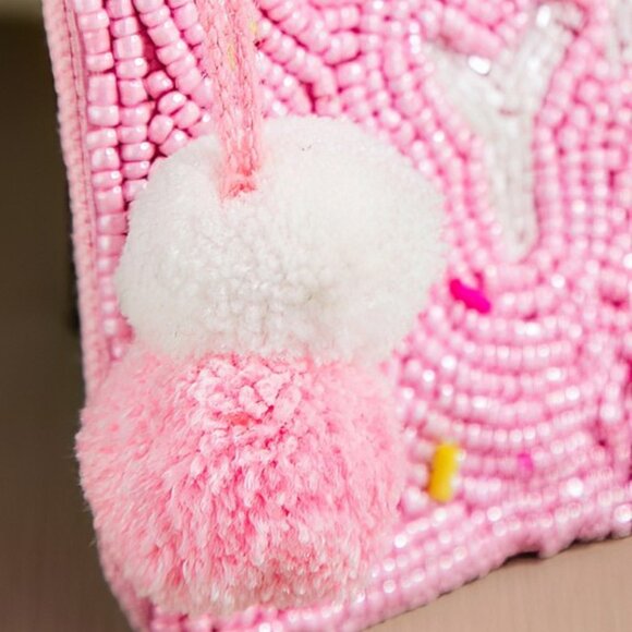 NWT Western Birthday Y'all Beaded Credit Card Coin Purse - Picture 2 of 6